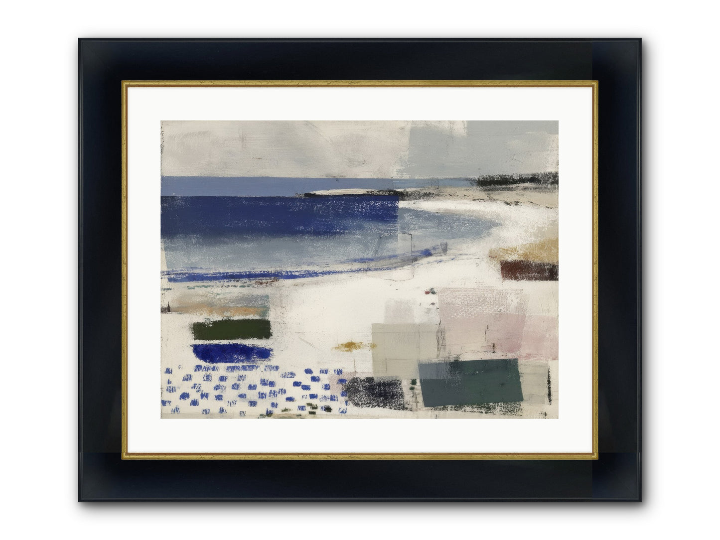Incandescent Framed Print - Wide Black w/Gold 24x18