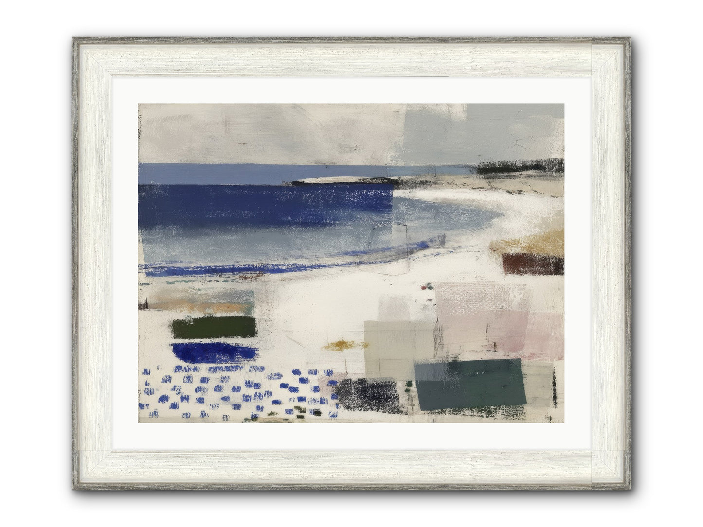 Incandescent Framed Print - Driftwood White 32x24