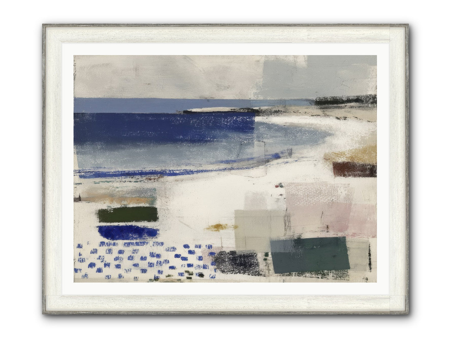 Incandescent Framed Print - Driftwood White 48x36