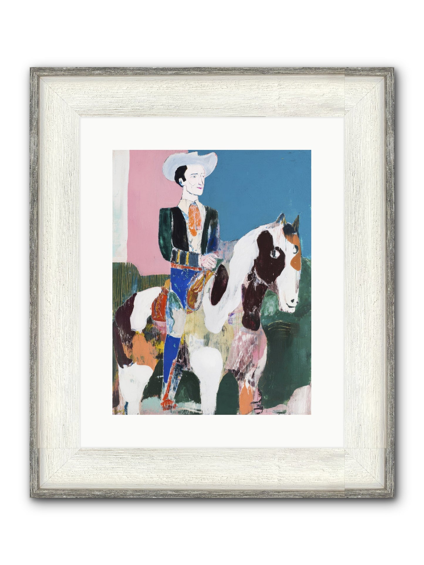 Infinite Return Framed Print - Driftwood White 12x16