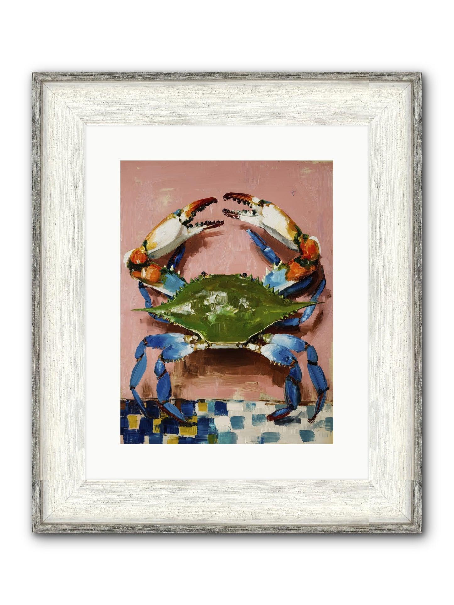 Infinity's Edge Framed Print - Driftwood White 12x16