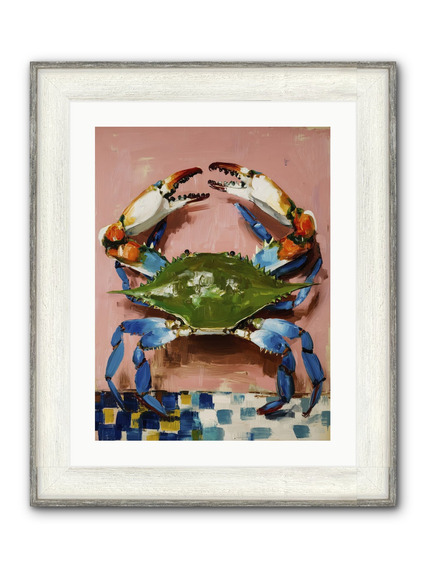 Infinity's Edge Framed Print - Driftwood White 18x24