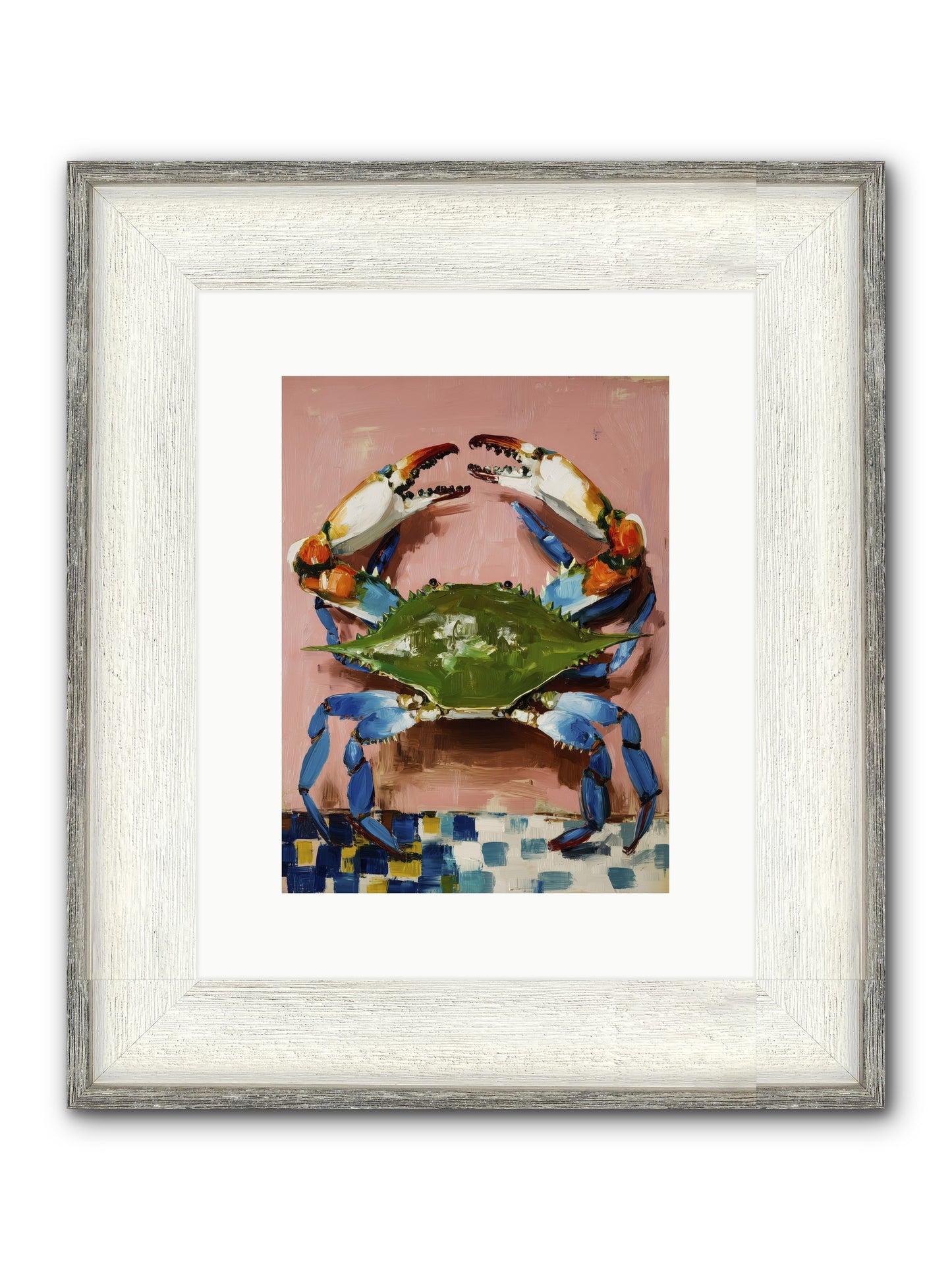 Infinity's Edge Framed Print - Driftwood White 9x12