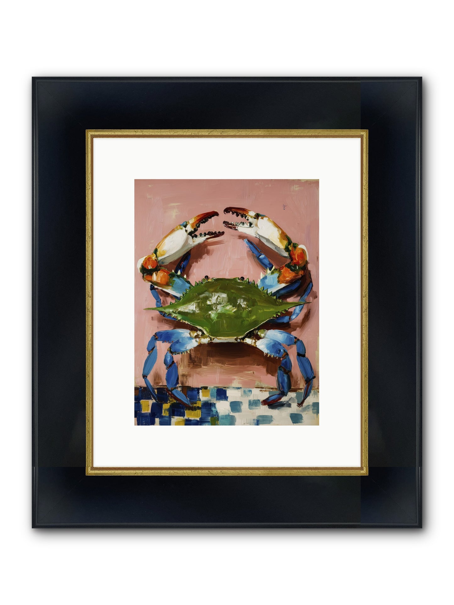 Infinity's Edge Framed Print - Wide Black w/Gold 9x12