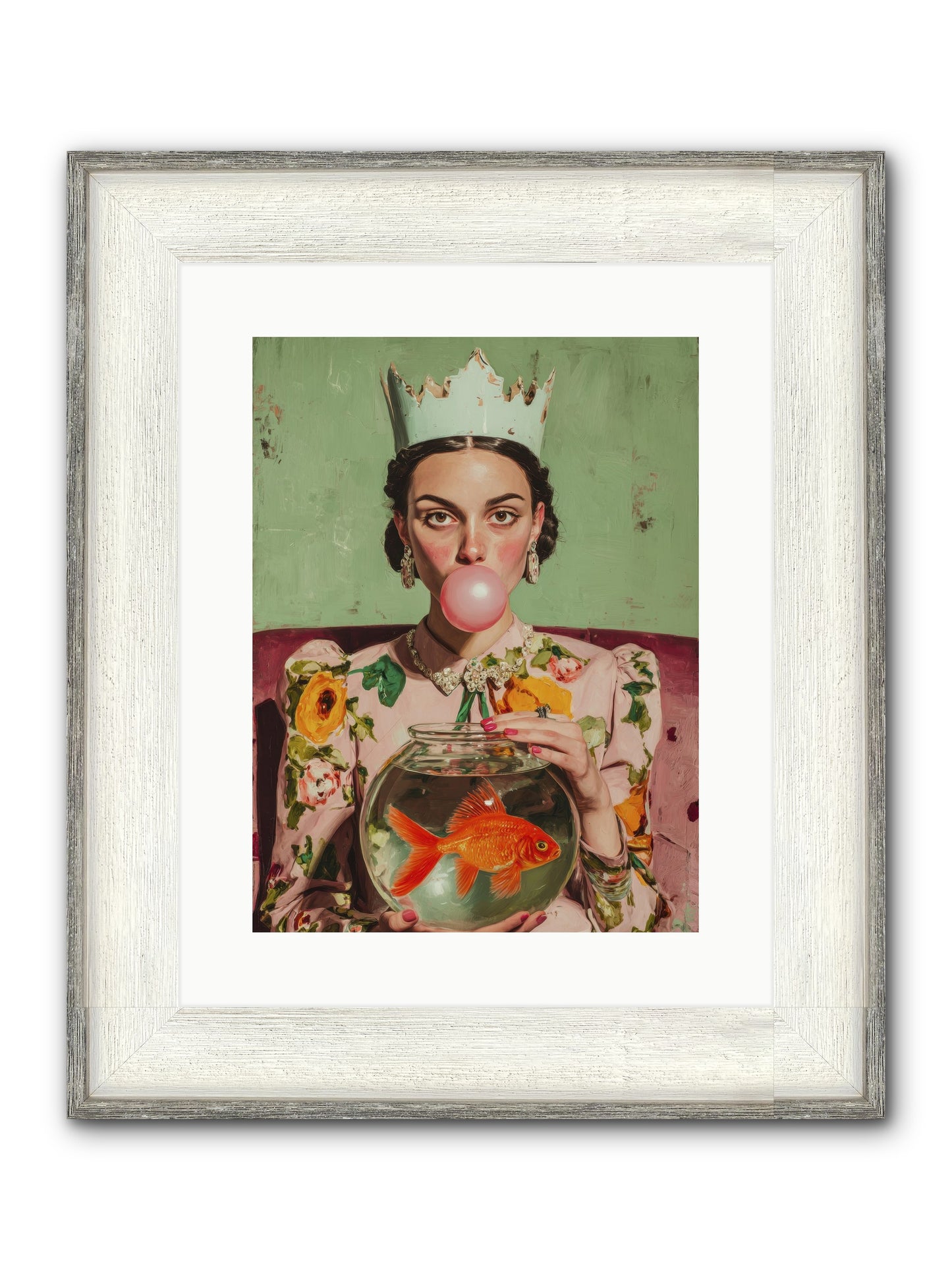 Inheritance At Honeybell Court Framed Print - Driftwood White 12x16