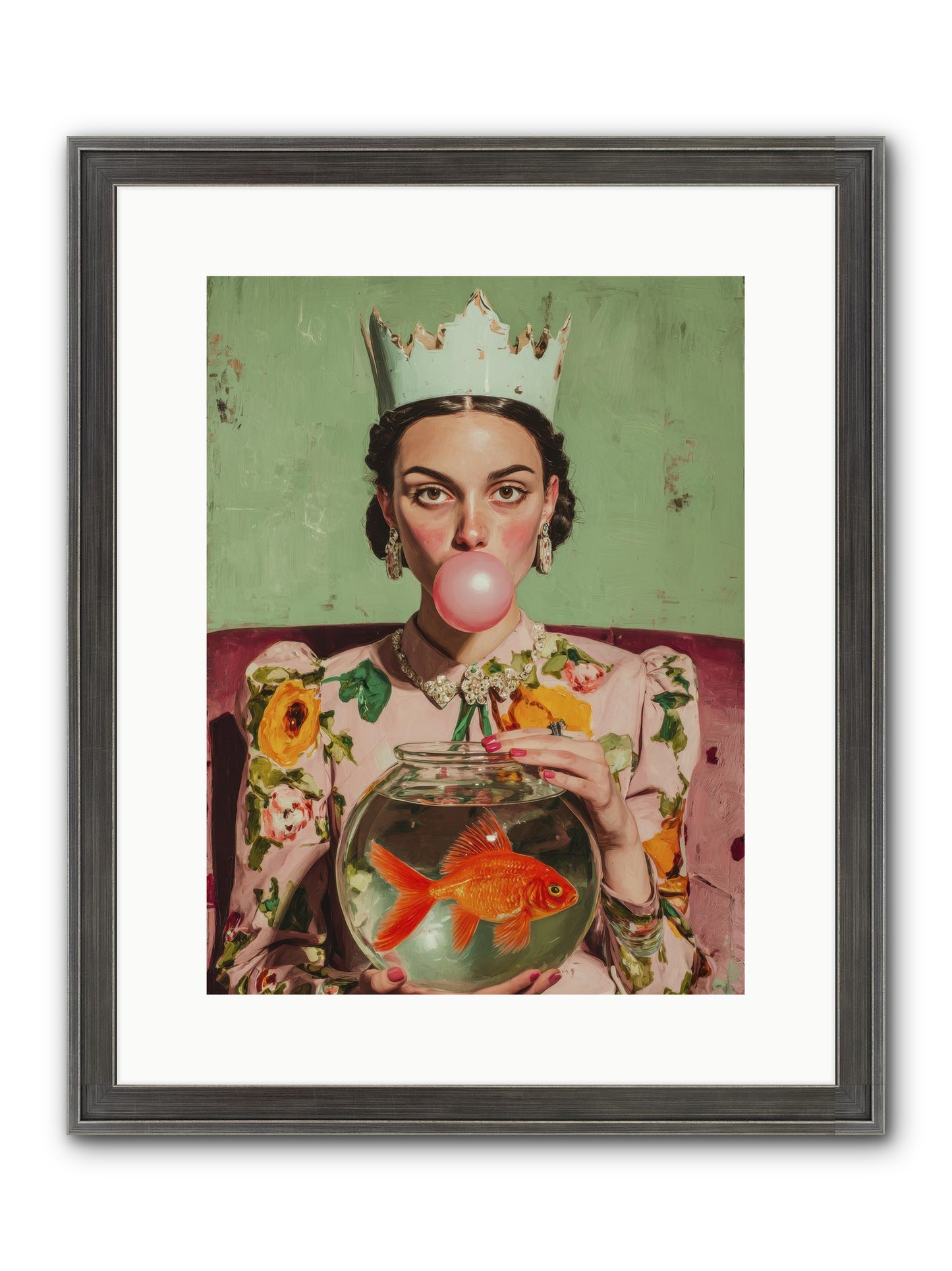 Inheritance At Honeybell Court Framed Print - Slimwoods Black/Silver 12x16