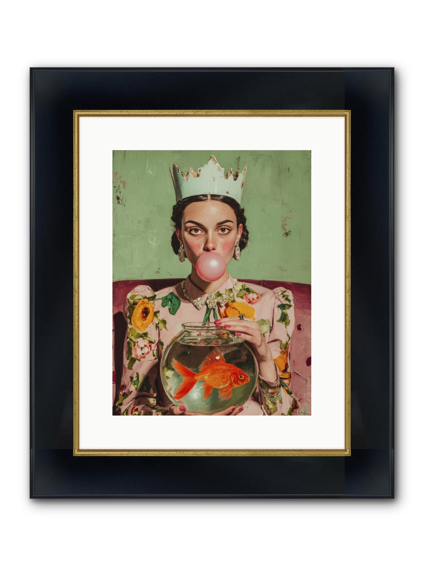 Inheritance At Honeybell Court Framed Print - Wide Black w/Gold 12x16