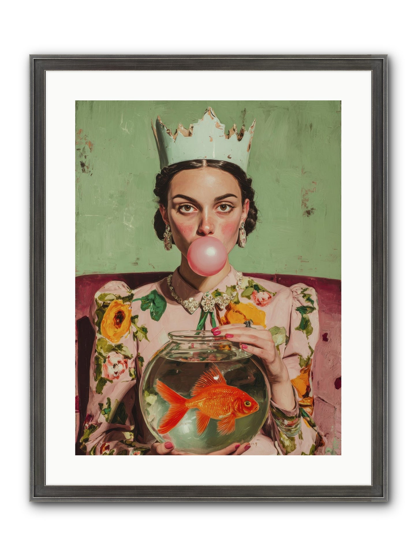Inheritance At Honeybell Court Framed Print - Slimwoods Black/Silver 18x24
