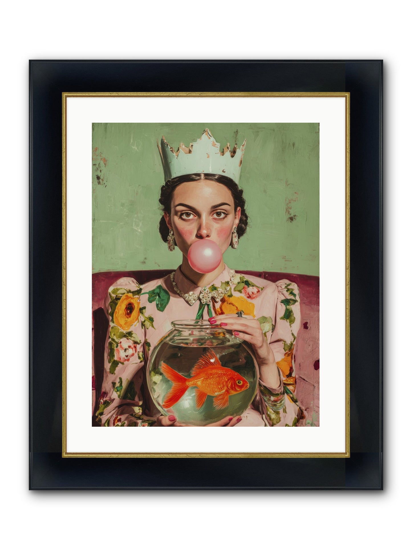Inheritance At Honeybell Court Framed Print - Wide Black w/Gold 18x24