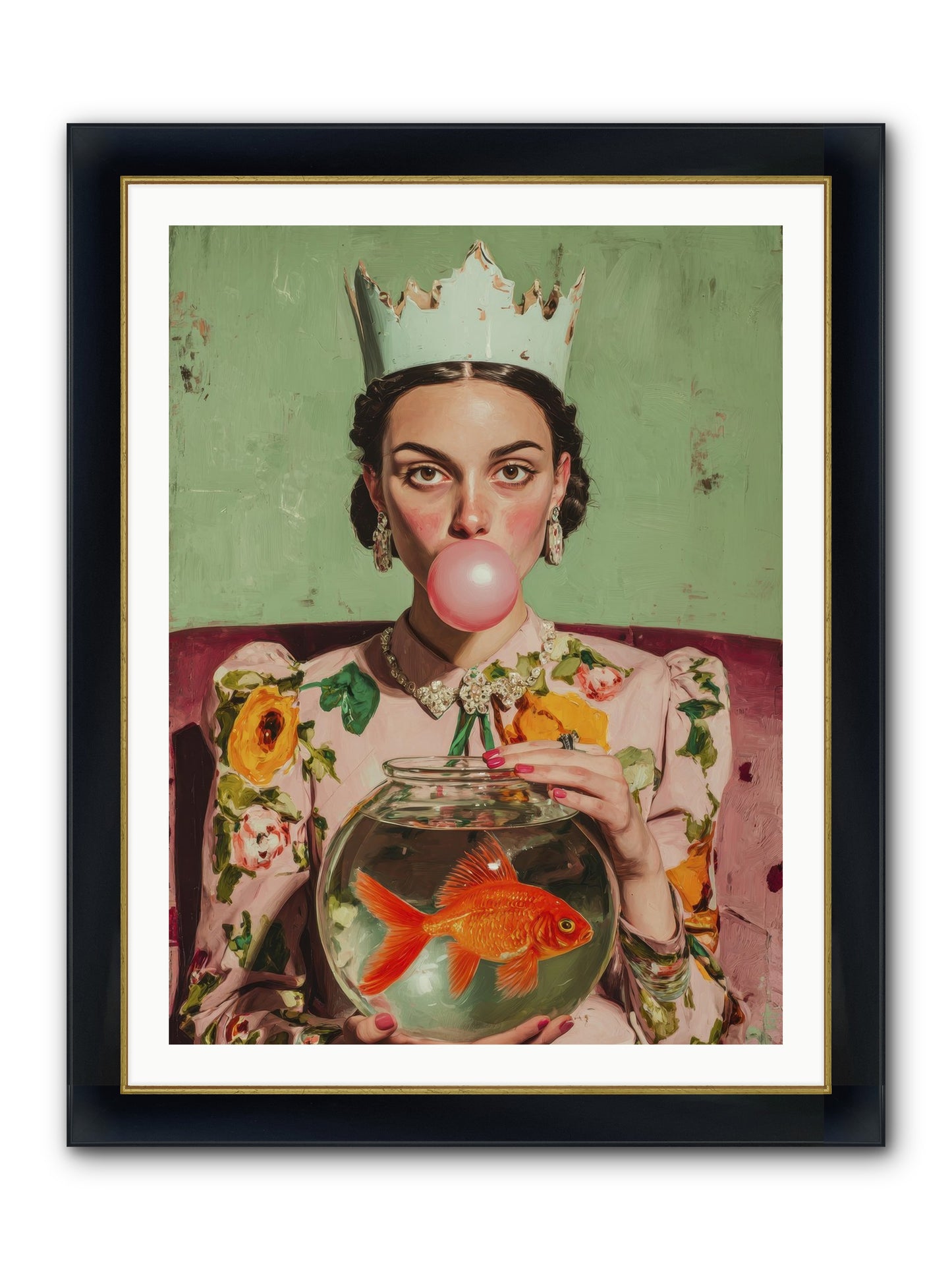 Inheritance At Honeybell Court Framed Print - Wide Black w/Gold 30x40
