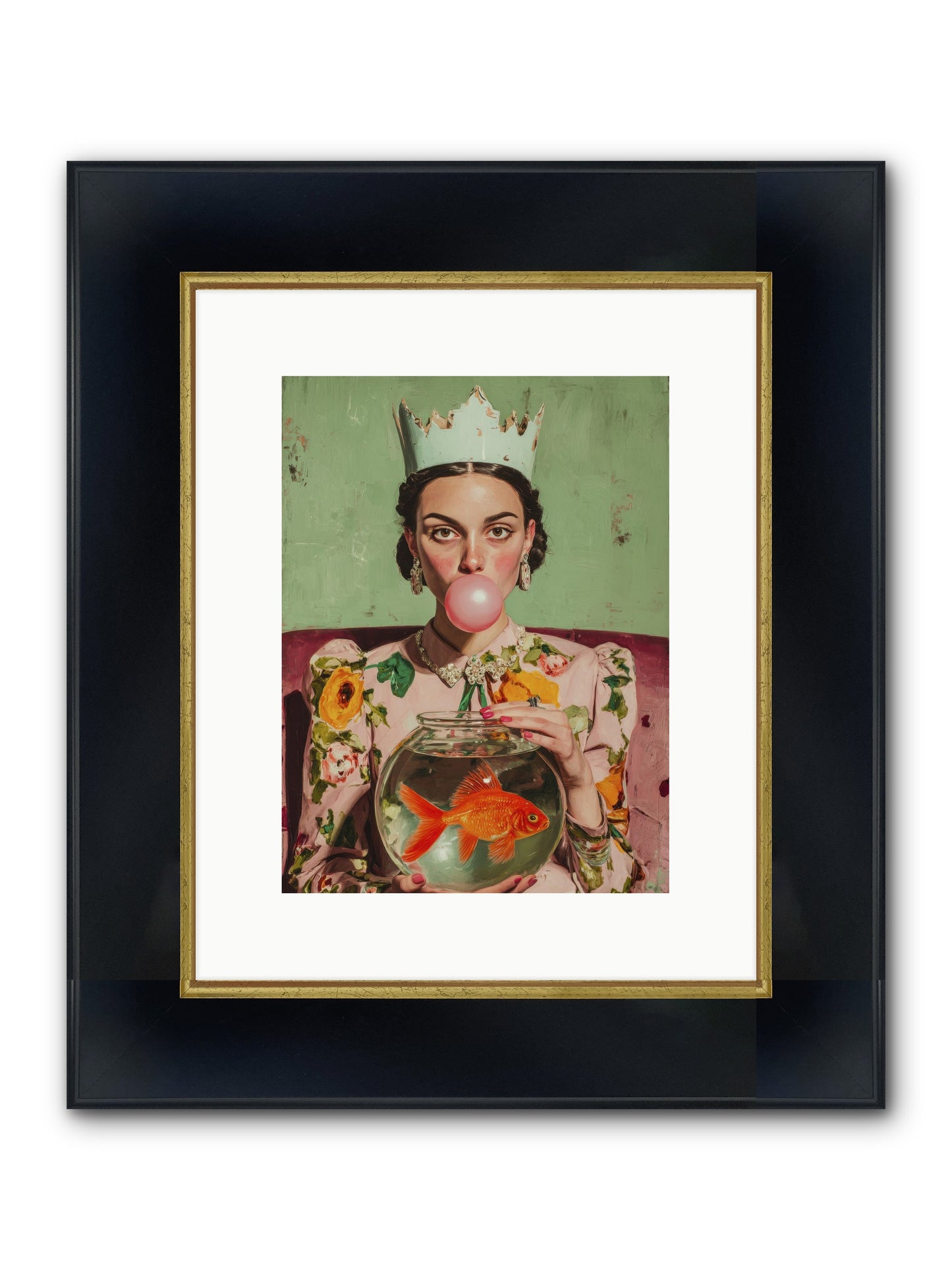 Inheritance At Honeybell Court Framed Print - Wide Black w/Gold 9x12