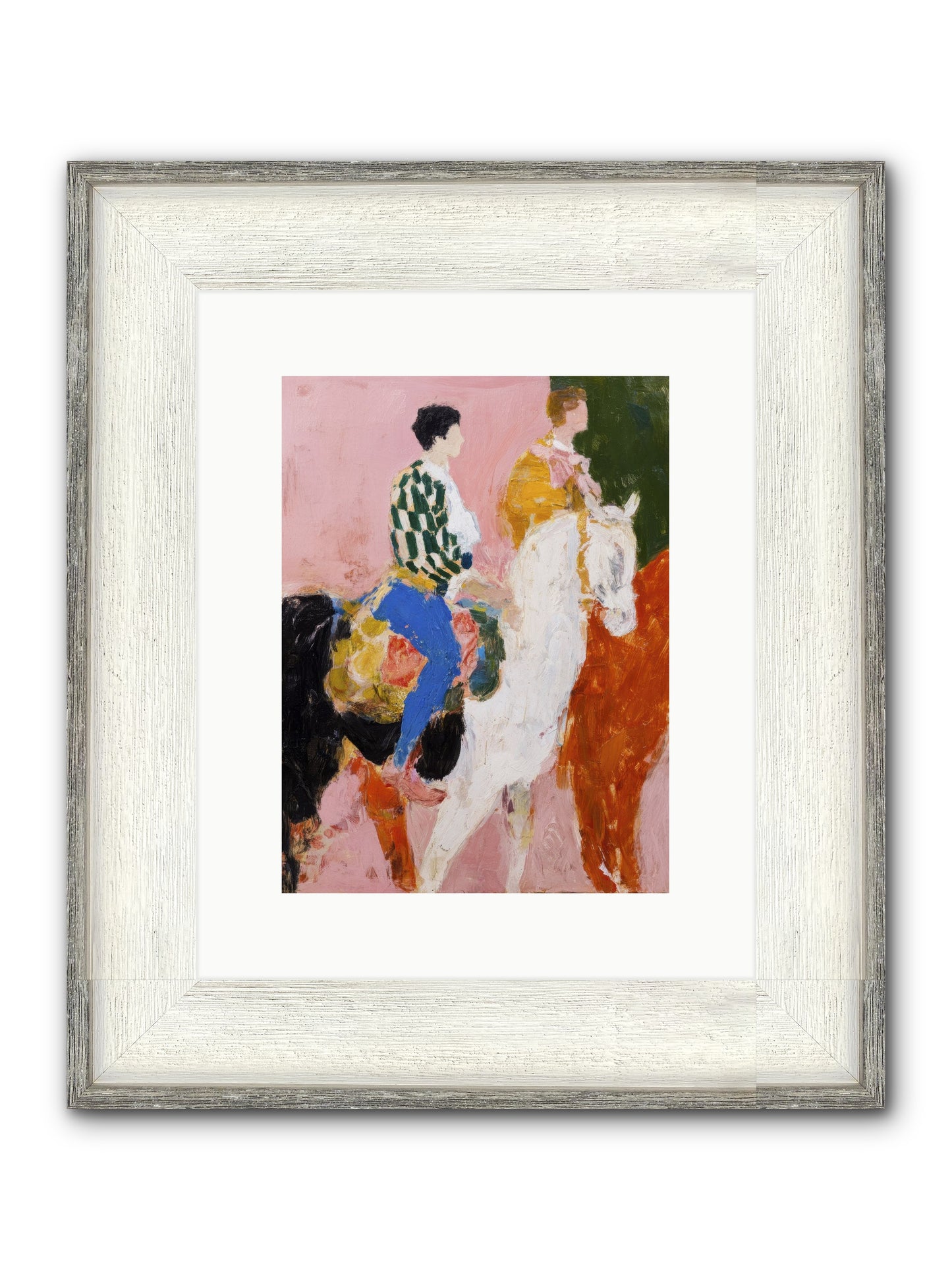 Inner Compass Framed Print - Driftwood White 9x12