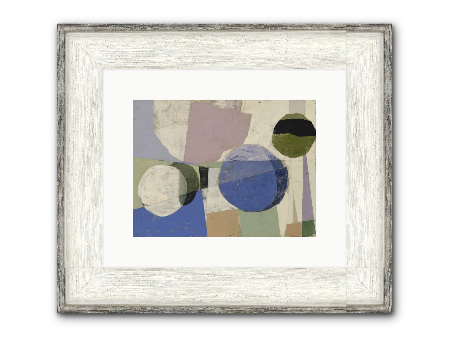 Inner Landscape Framed Print - Driftwood White 12x9