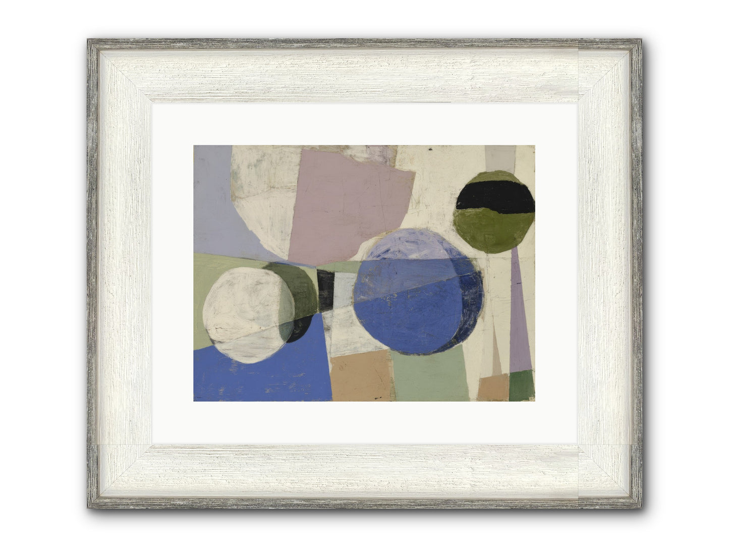 Inner Landscape Framed Print - Driftwood White 16x12