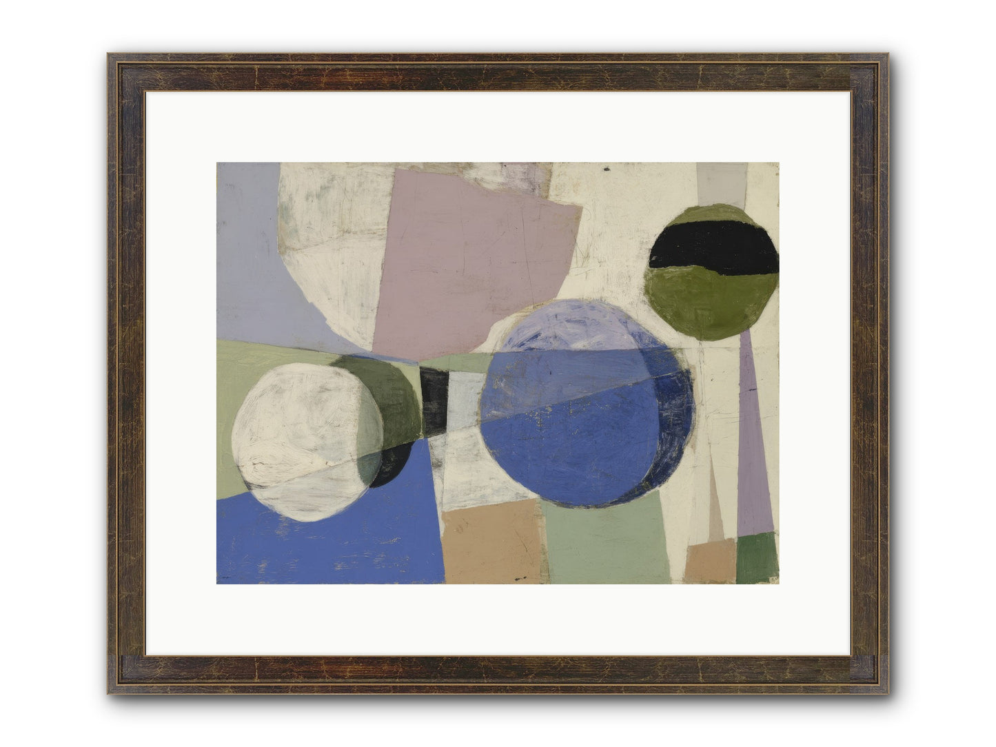 Inner Landscape Framed Print - Slimwoods Black/Gold 16x12