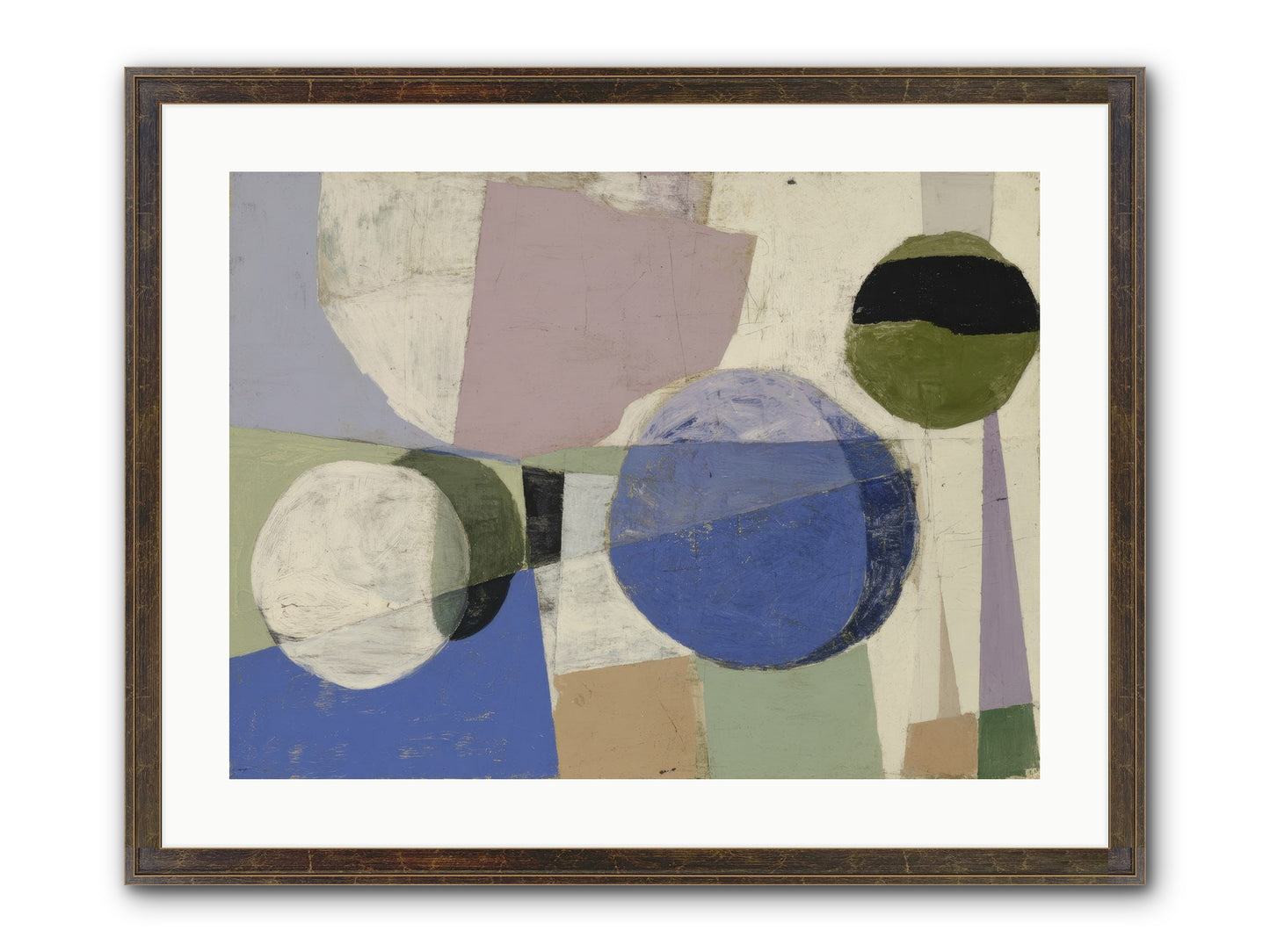 Inner Landscape Framed Print - Slimwoods Black/Gold 24x18