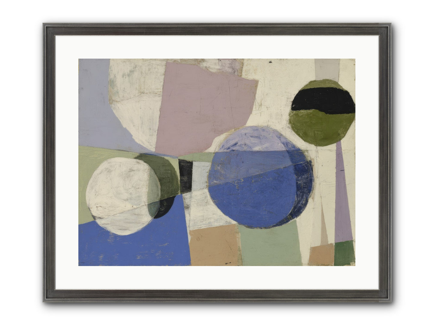 Inner Landscape Framed Print - Slimwoods Black/Silver 24x18