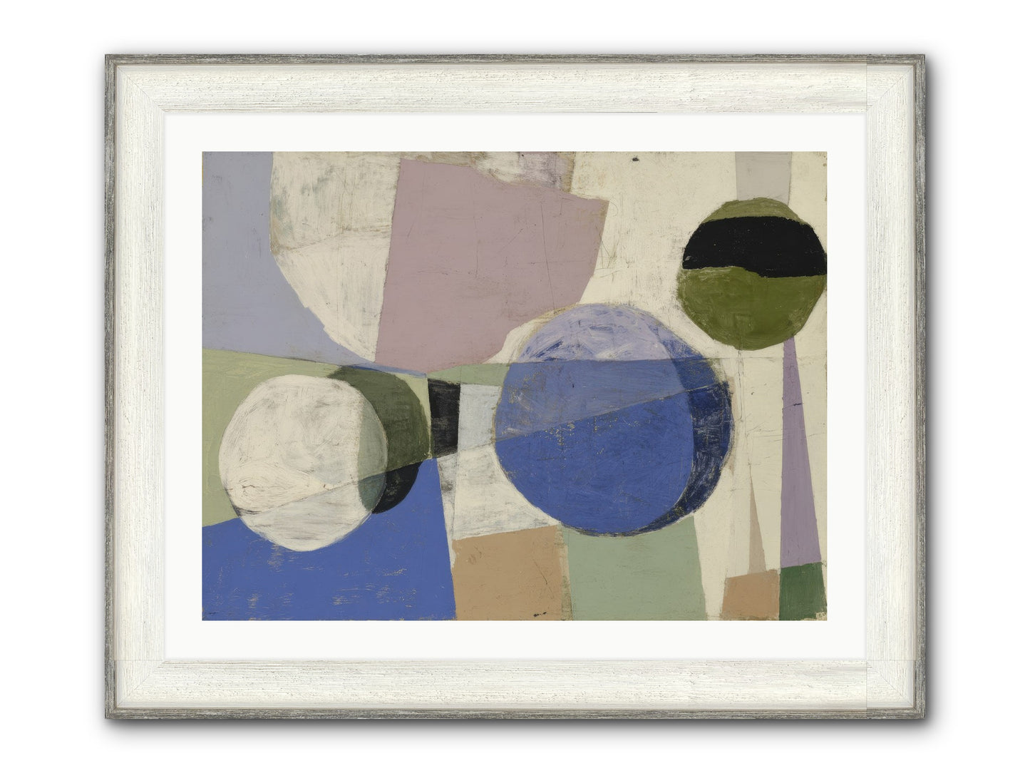 Inner Landscape Framed Print - Driftwood White 32x24