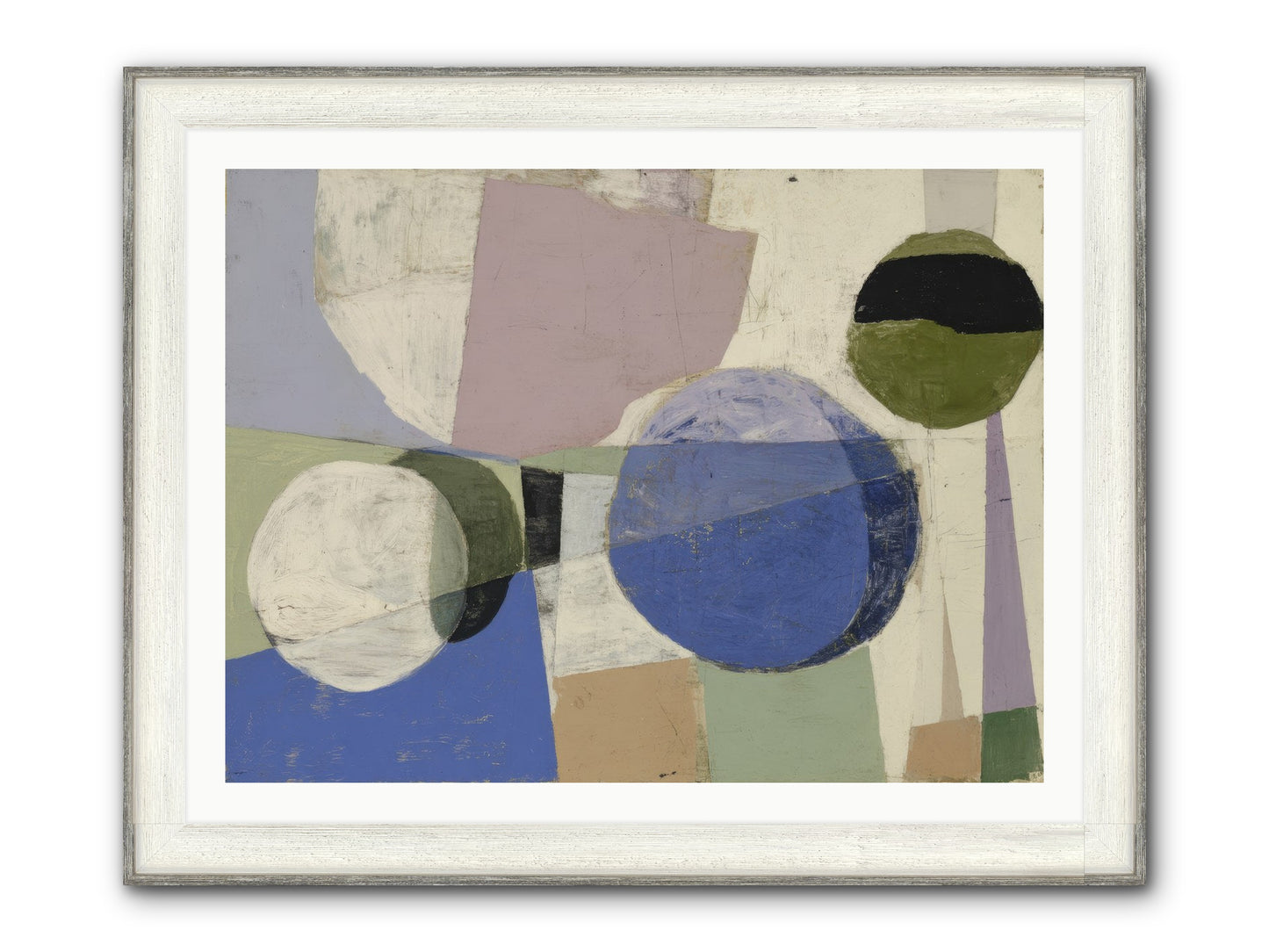 Inner Landscape Framed Print - Driftwood White 40x30