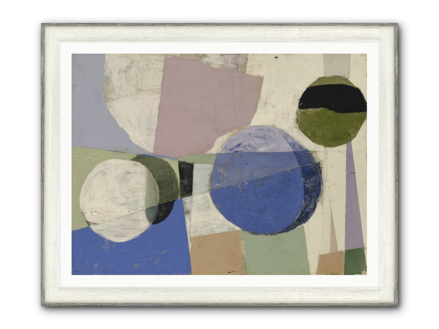Inner Landscape Framed Print - Driftwood White 48x36