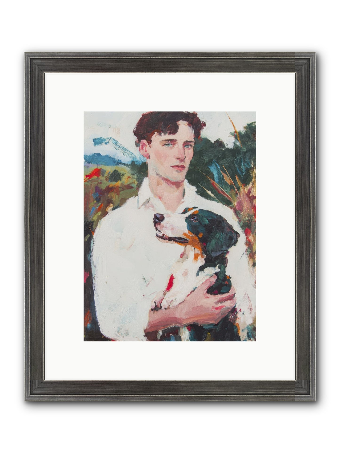 Inseparable Wanderers Framed Print - Slimwoods Black/Silver 9x12