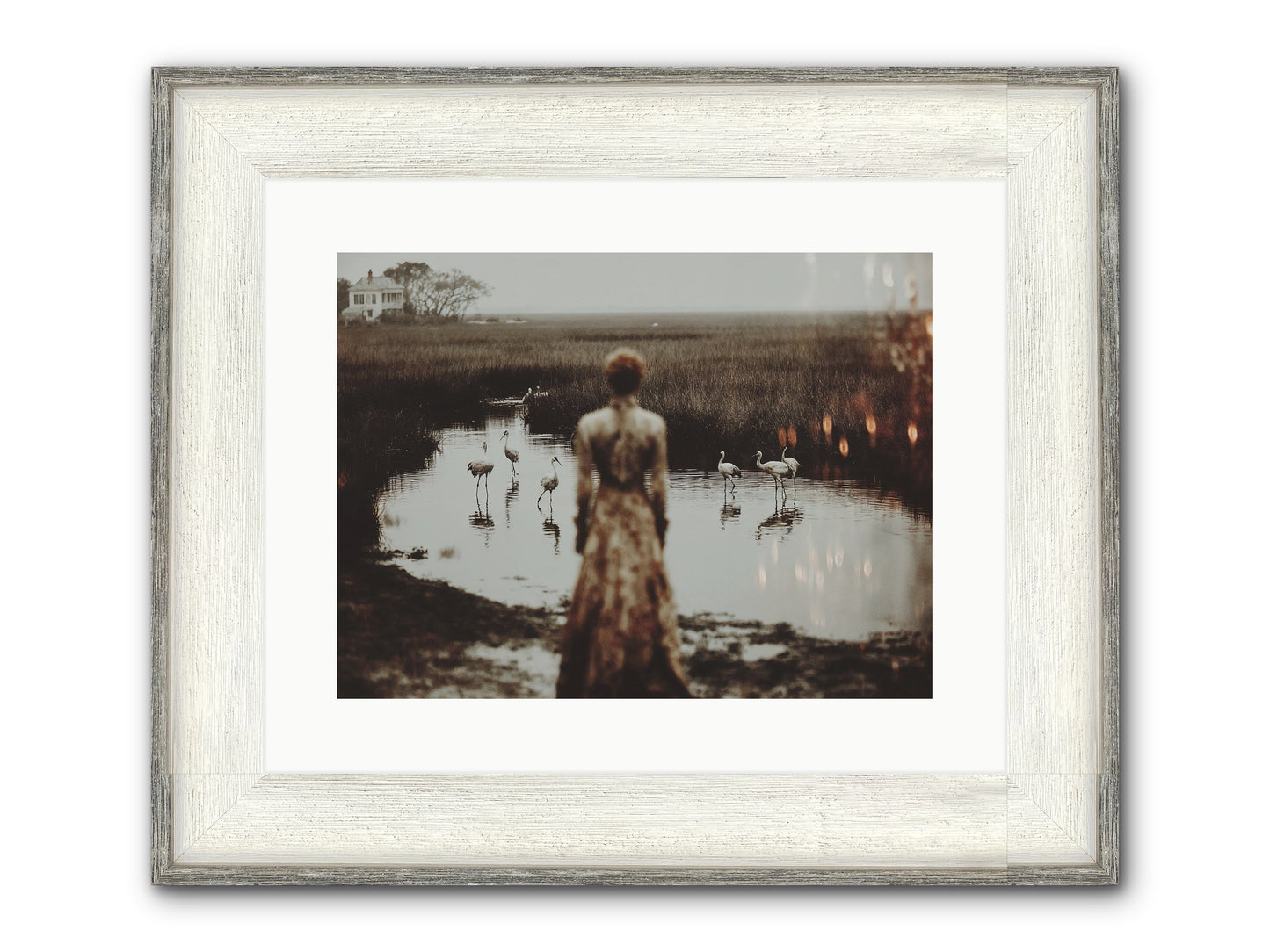 Instructions for Flight Framed Print - Driftwood White 16x12