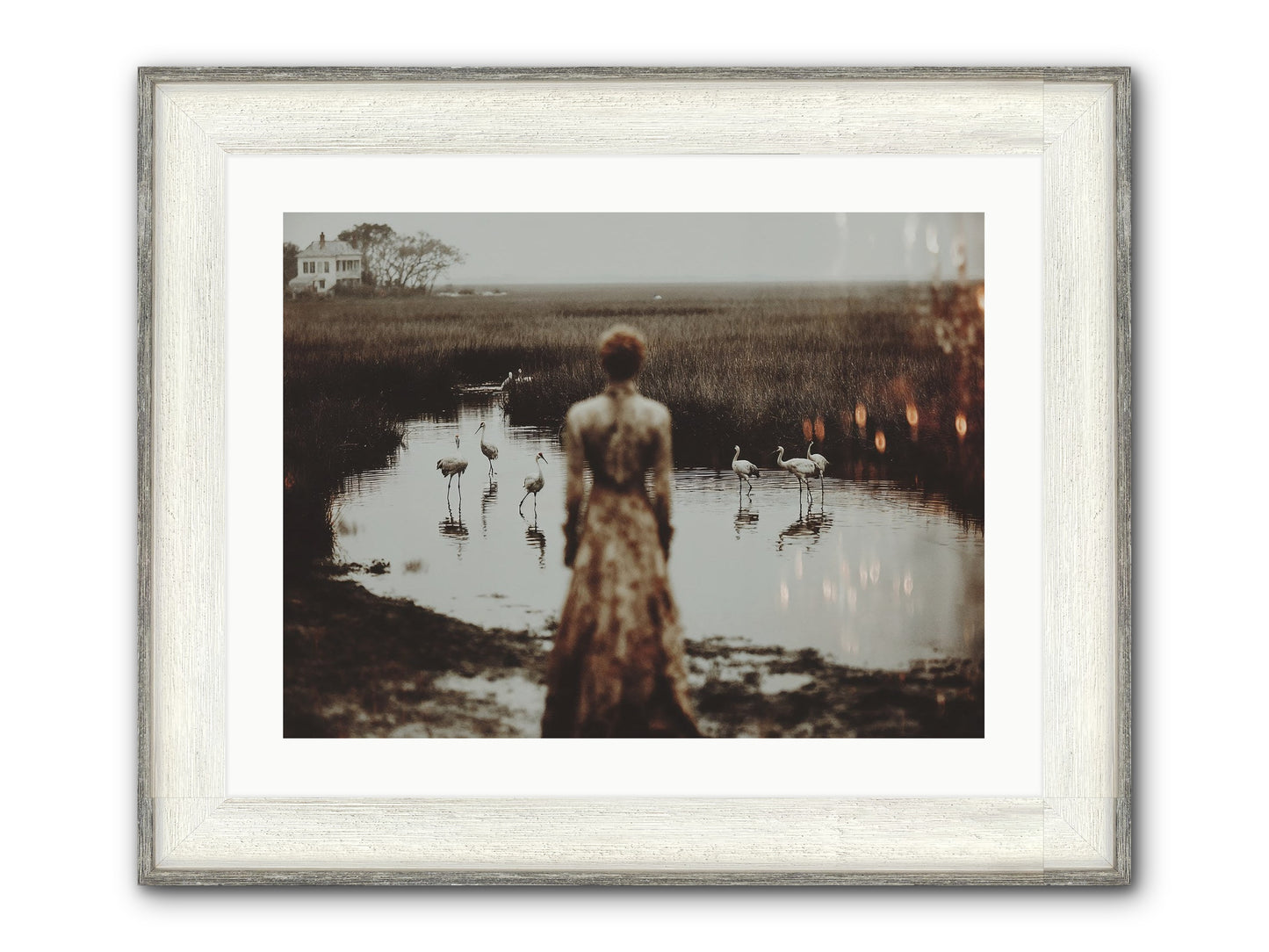 Instructions for Flight Framed Print - Driftwood White 24x18