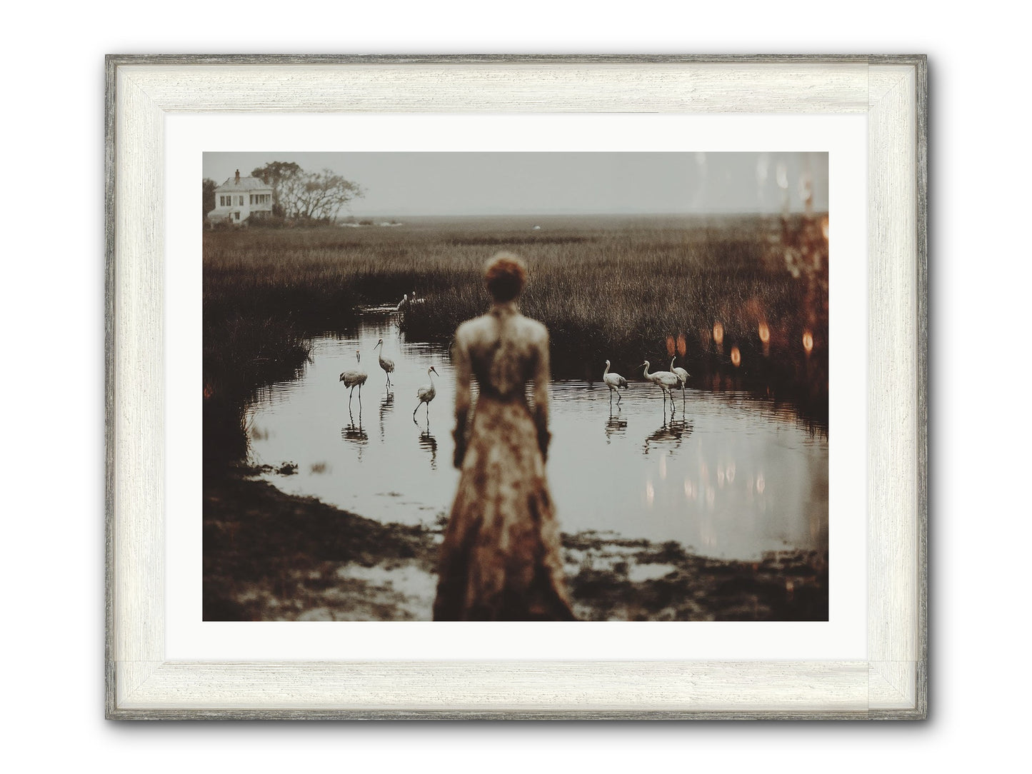 Instructions for Flight Framed Print - Driftwood White 32x24