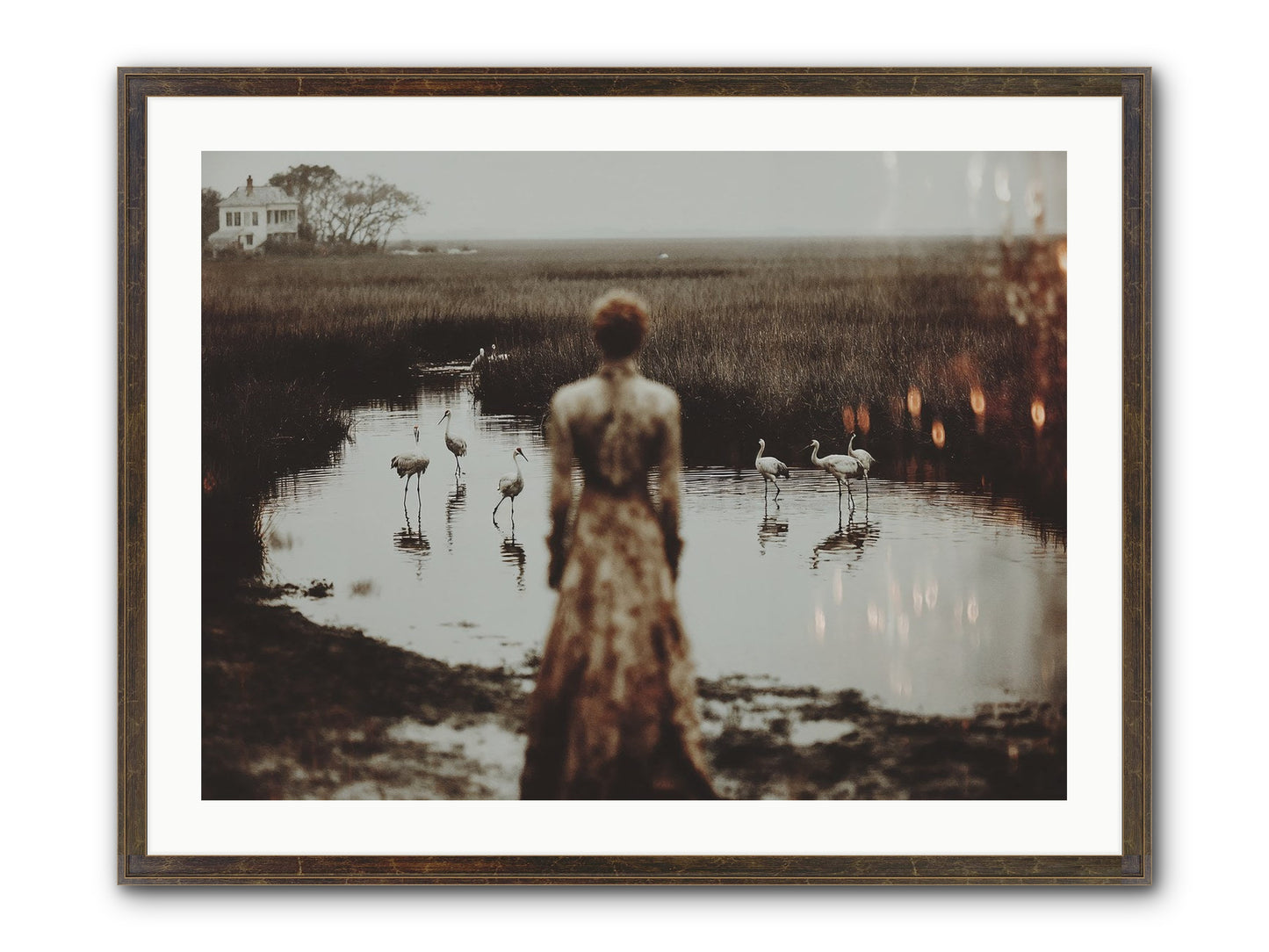 Instructions for Flight Framed Print - Slimwoods Black/Gold 32x24