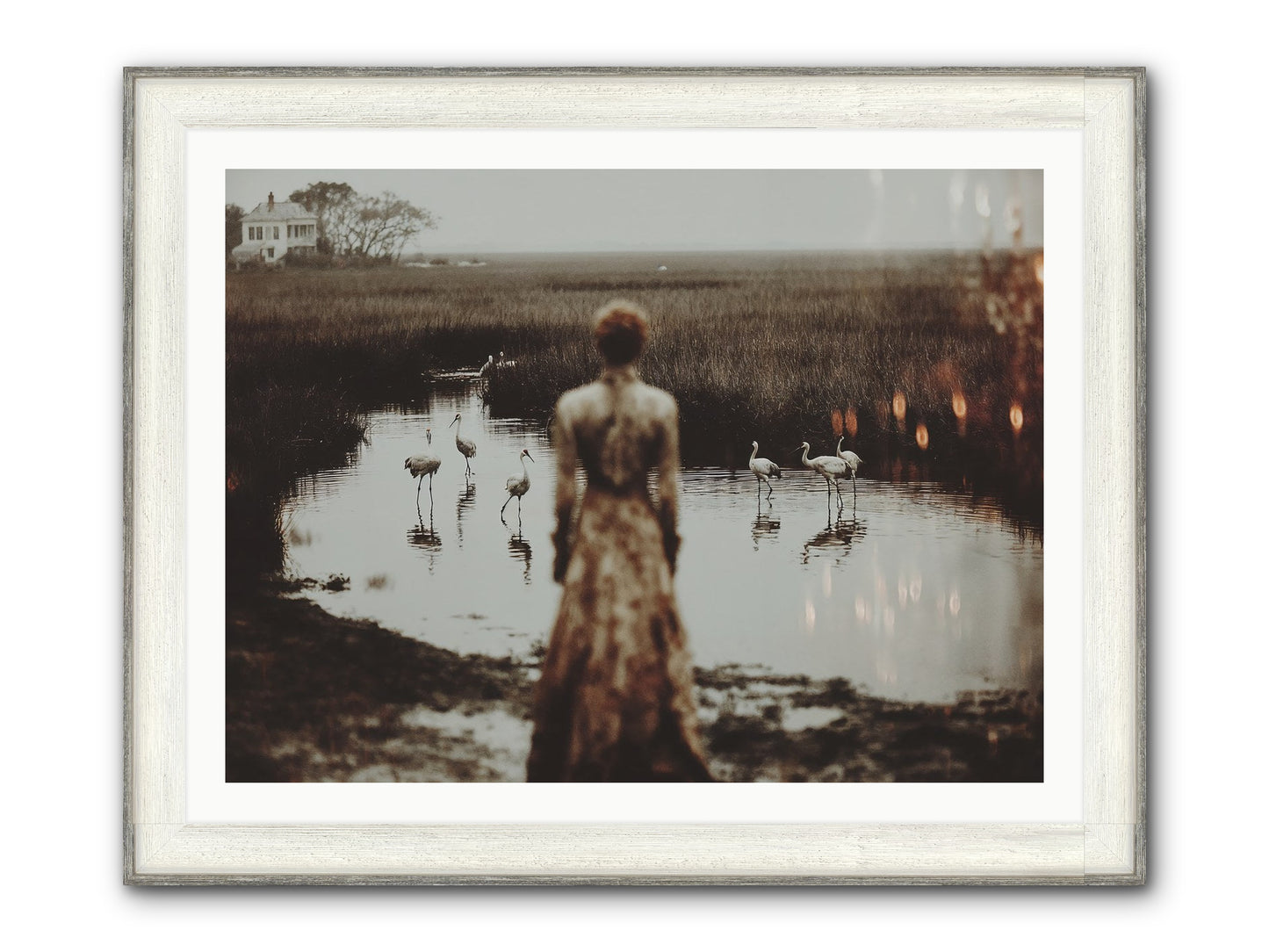 Instructions for Flight Framed Print - Driftwood White 40x30
