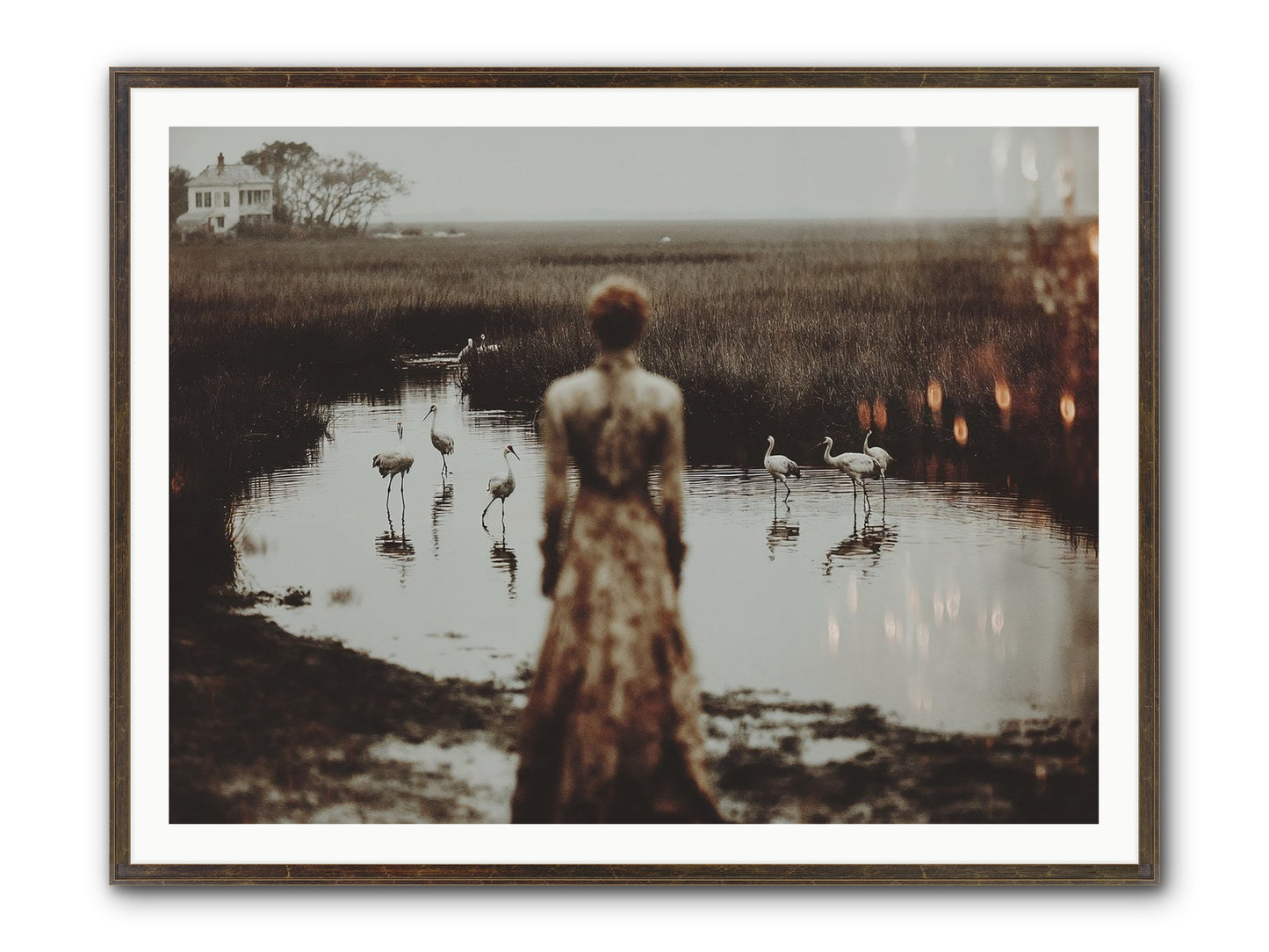 Instructions for Flight Framed Print - Slimwoods Black/Gold 48x36