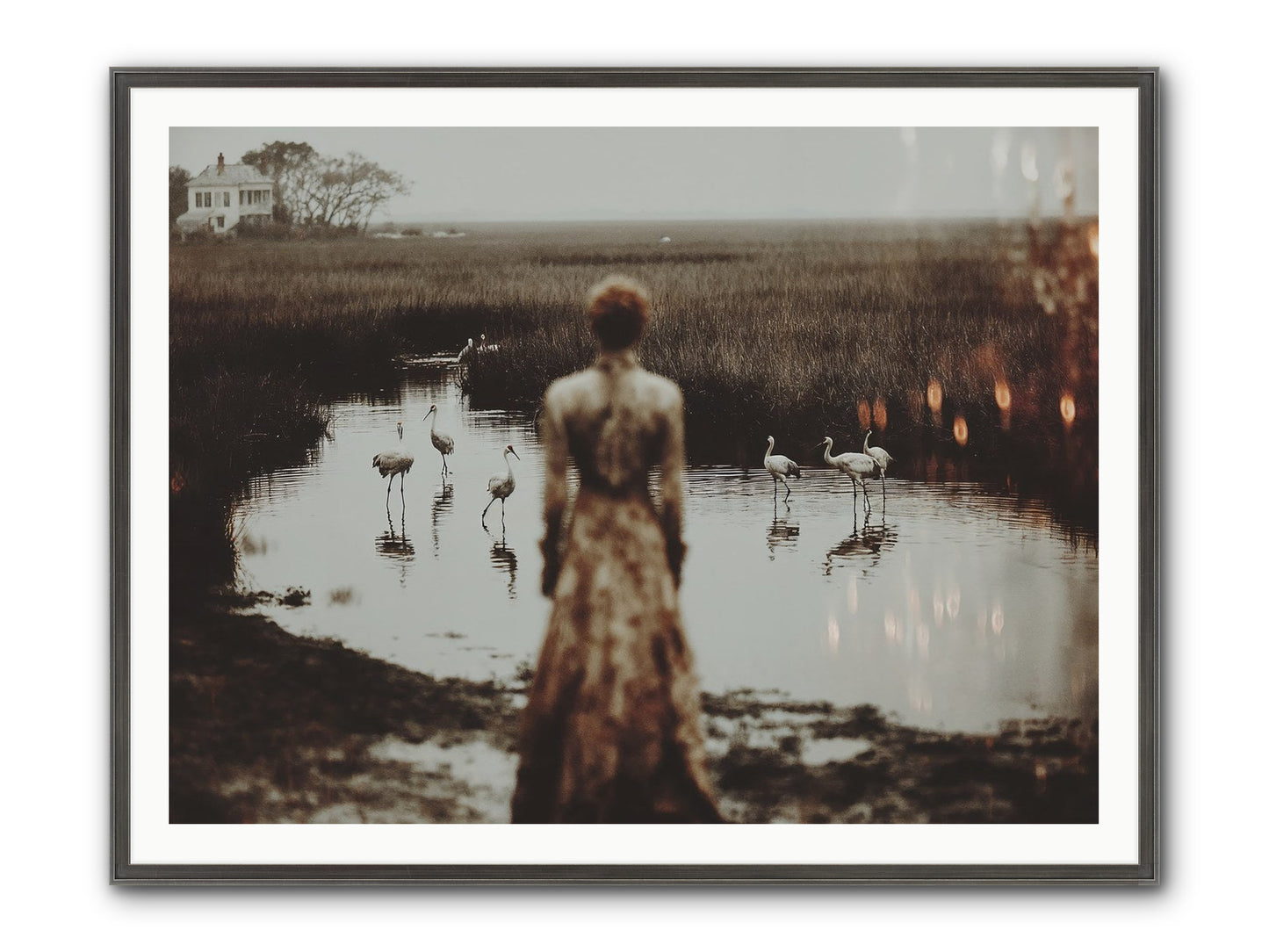 Instructions for Flight Framed Print - Slimwoods Black/Silver 48x36
