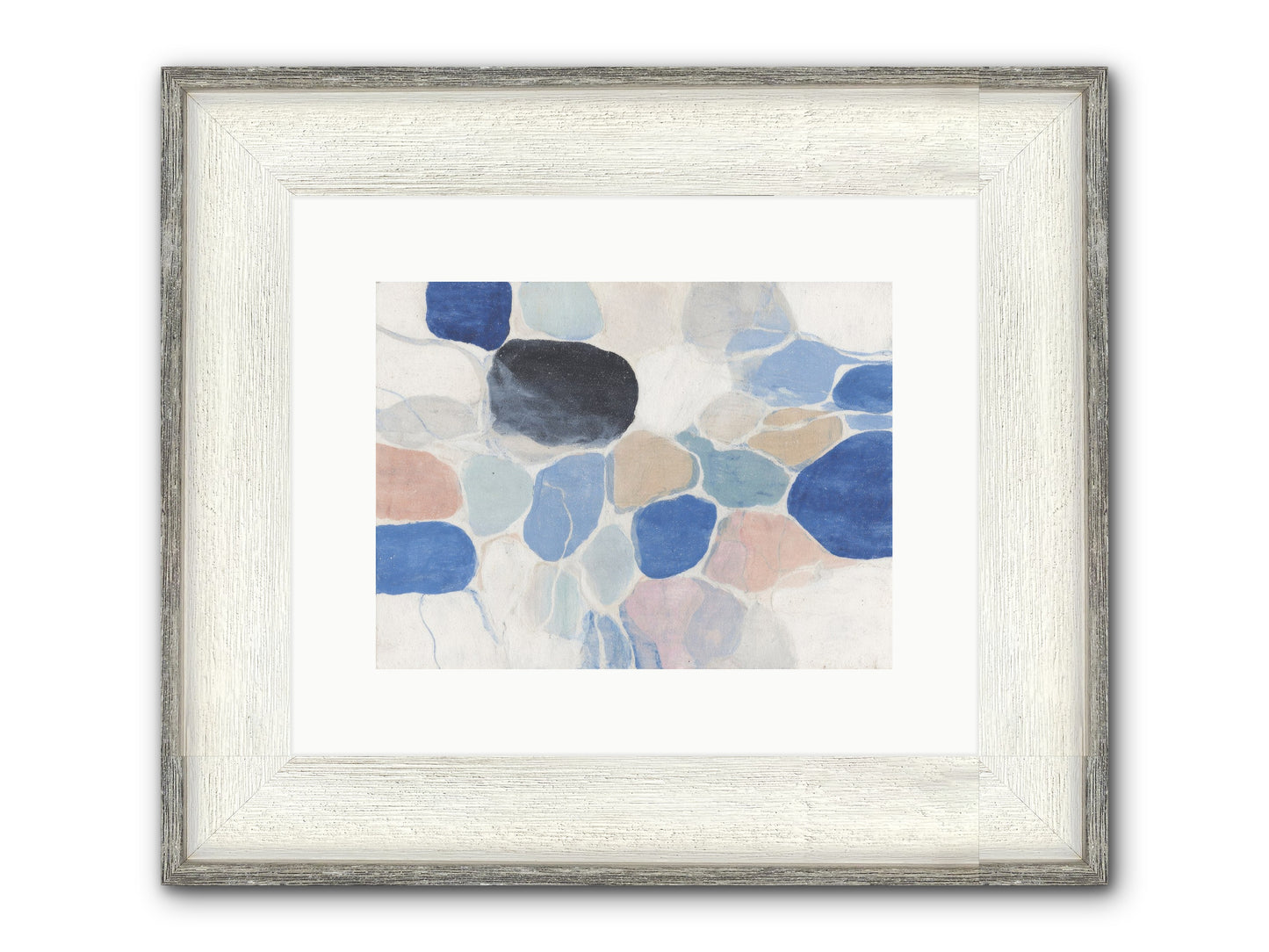 Interwoven Silence Framed Print - Driftwood White 12x9
