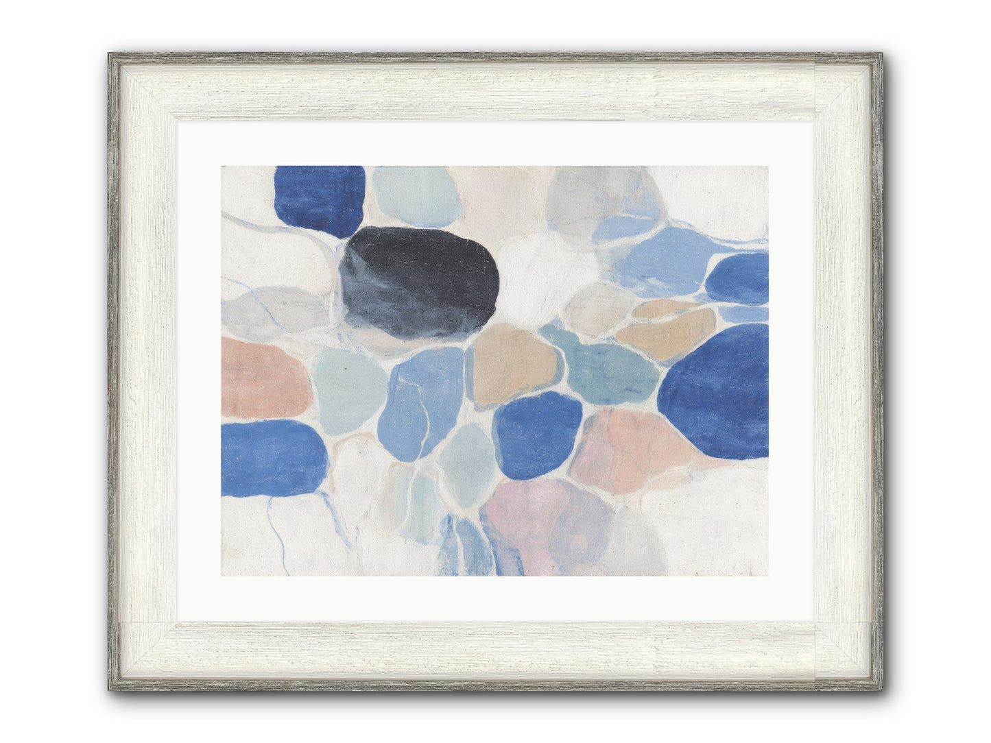 Interwoven Silence Framed Print - Driftwood White 24x18