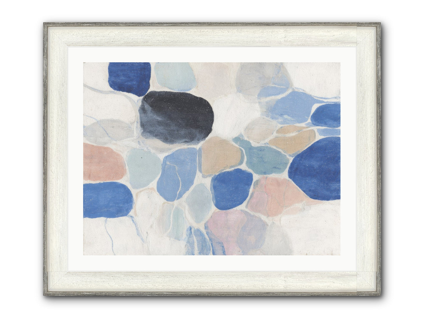 Interwoven Silence Framed Print - Driftwood White 32x24