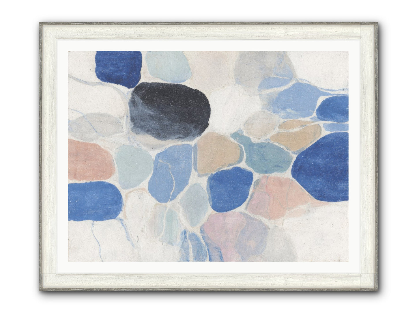 Interwoven Silence Framed Print - Driftwood White 48x36