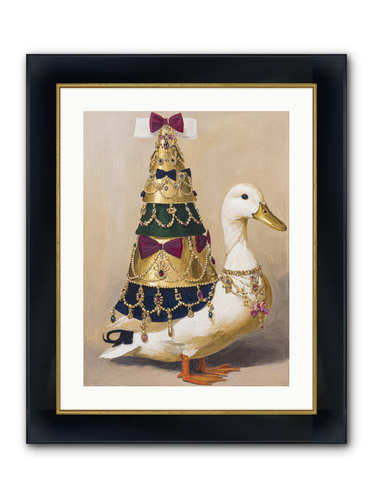 Iridescent Dreams Framed Print - Wide Black w/Gold 18x24