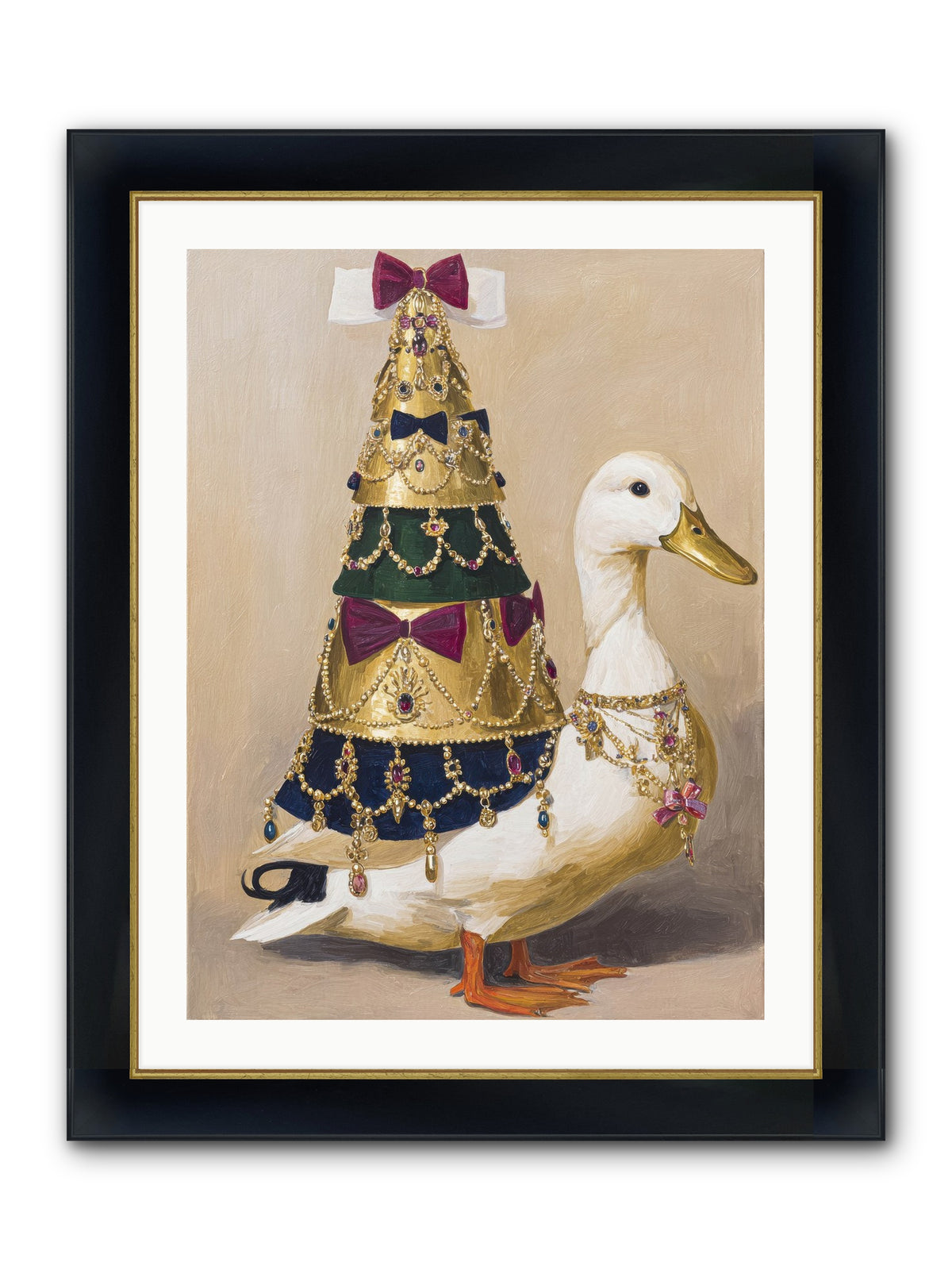 Iridescent Dreams Framed Print - Wide Black w/Gold 24x32