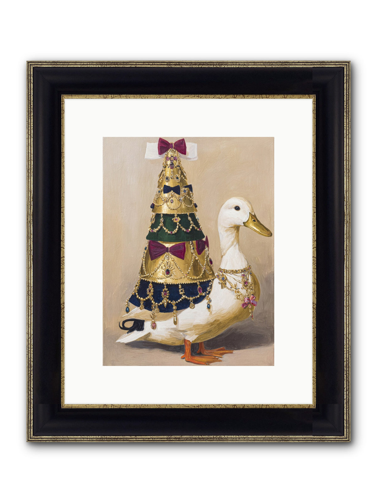 Iridescent Dreams Framed Print - Black & Gold 9x12