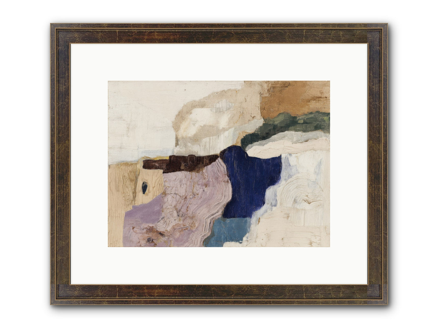 Ironbark Divide Framed Print - Slimwoods Black/Gold 12x9