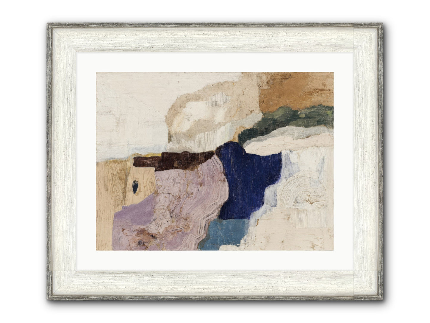 Ironbark Divide Framed Print - Driftwood White 24x18