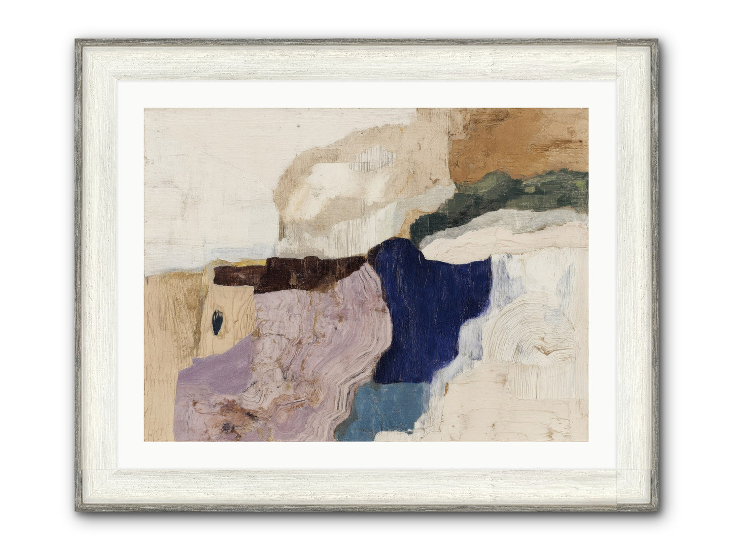 Ironbark Divide Framed Print - Driftwood White 32x24