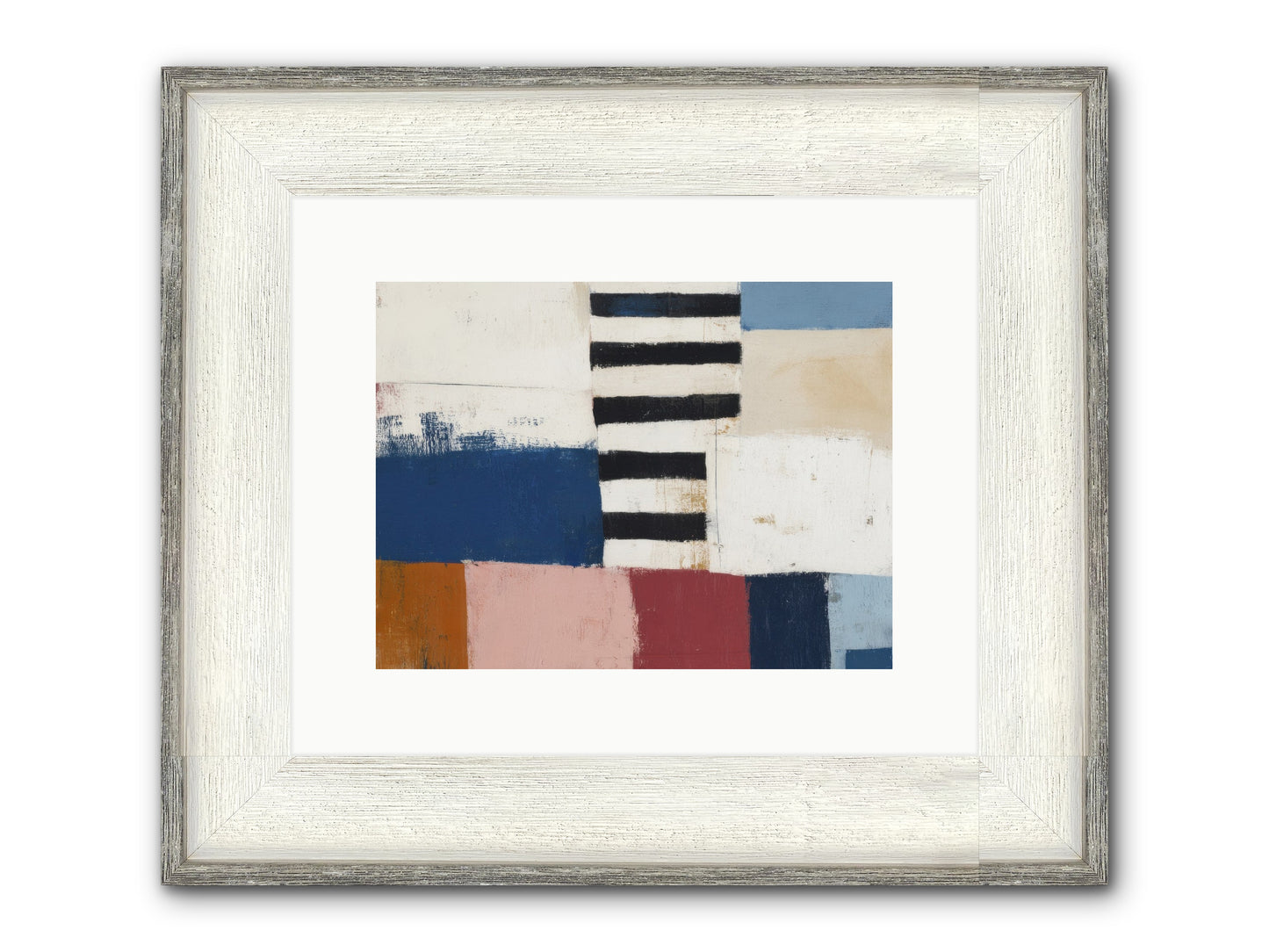 Islet Framed Print - Driftwood White 12x9