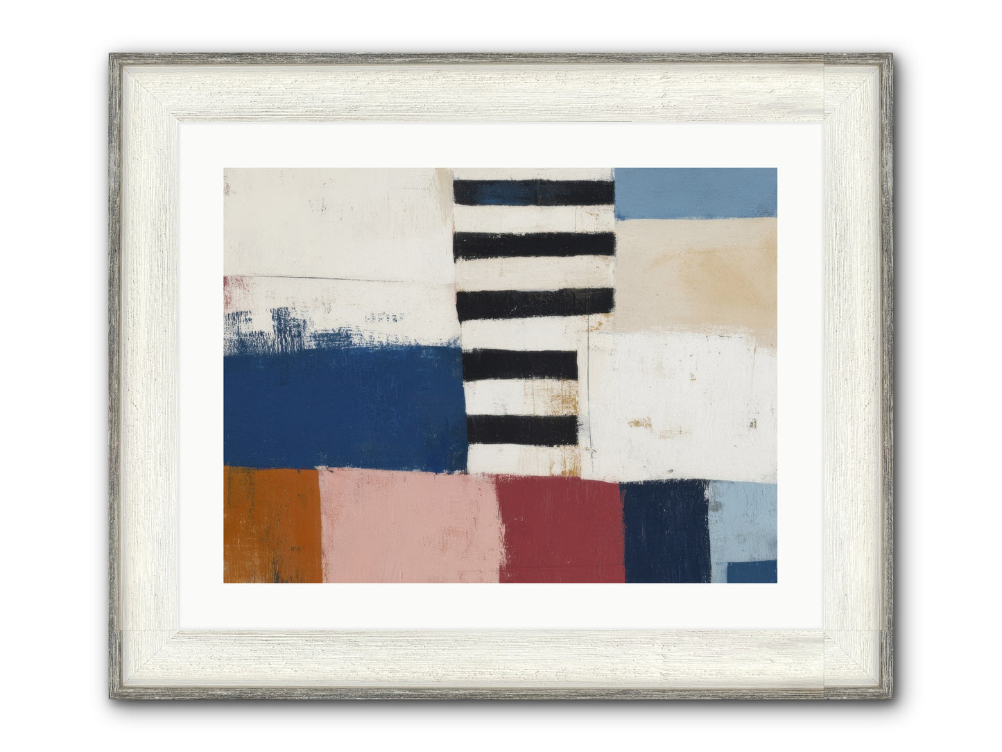 Islet Framed Print - Driftwood White 24x18