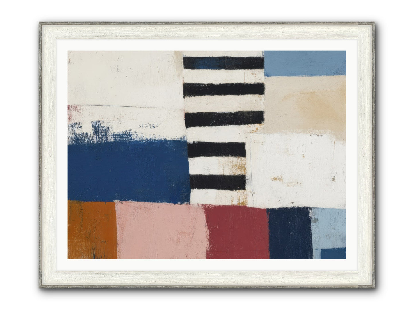 Islet Framed Print - Driftwood White 48x36