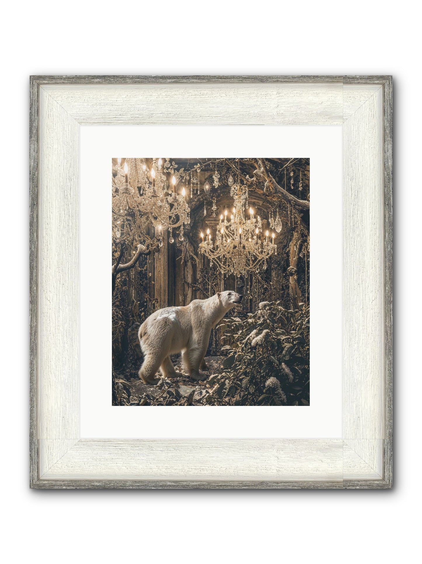 It's More Than Enough Framed Print - Driftwood White 12x15