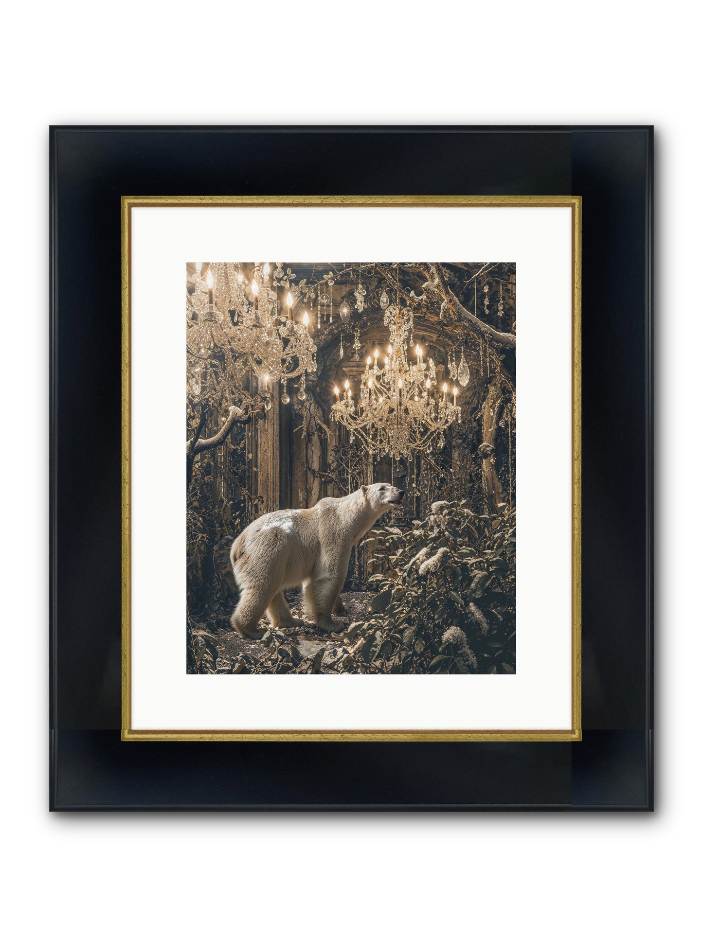 It's More Than Enough Framed Print - Wide Black w/Gold 12x15
