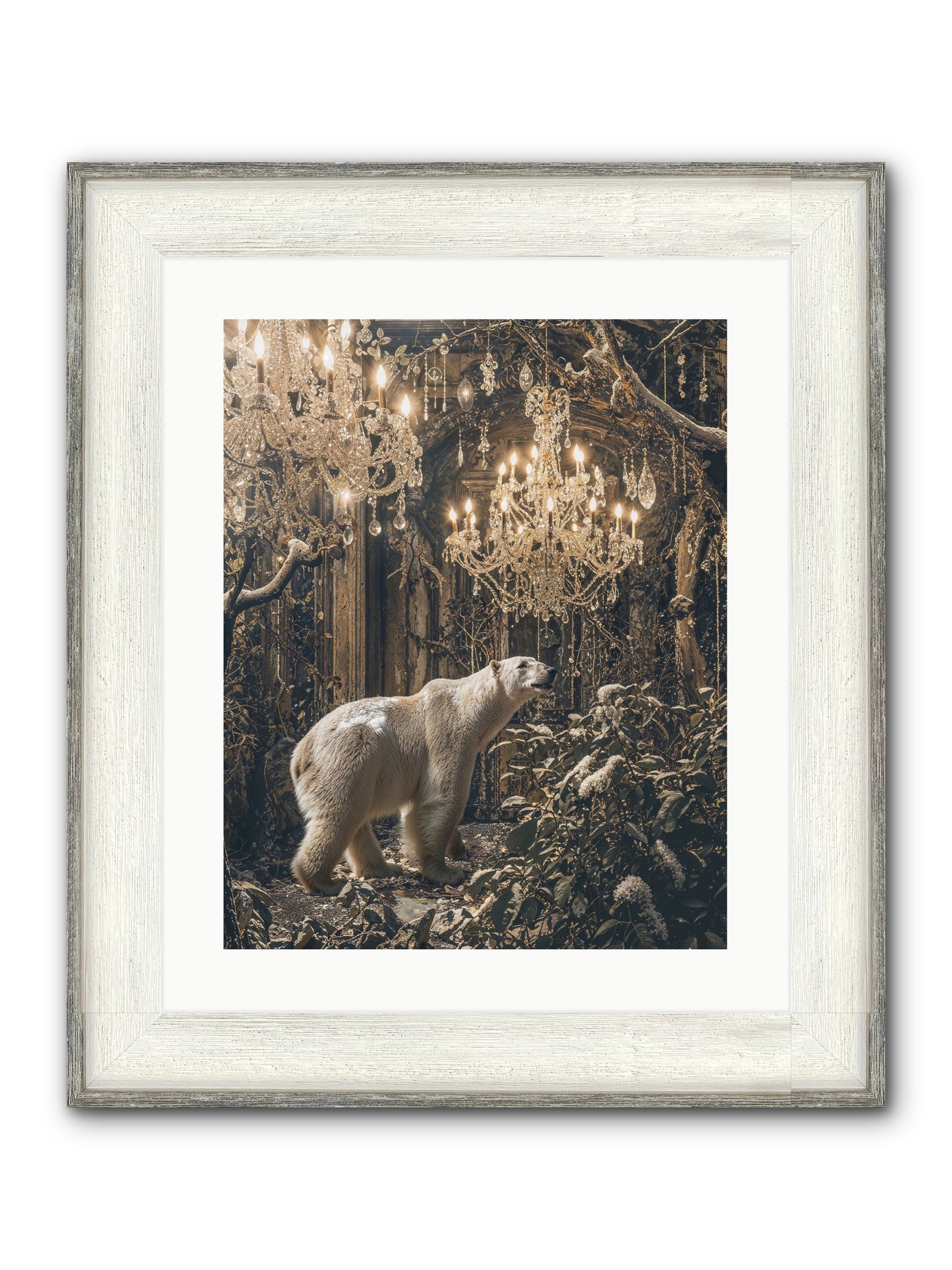 It's More Than Enough Framed Print - Driftwood White 16x20