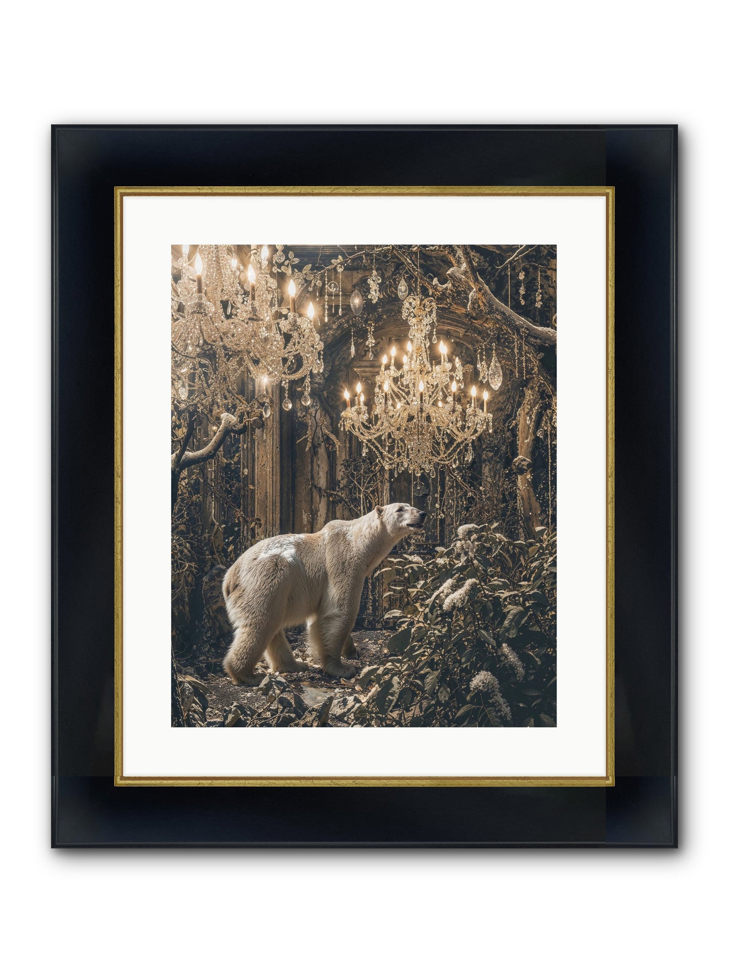 It's More Than Enough Framed Print - Wide Black w/Gold 16x20