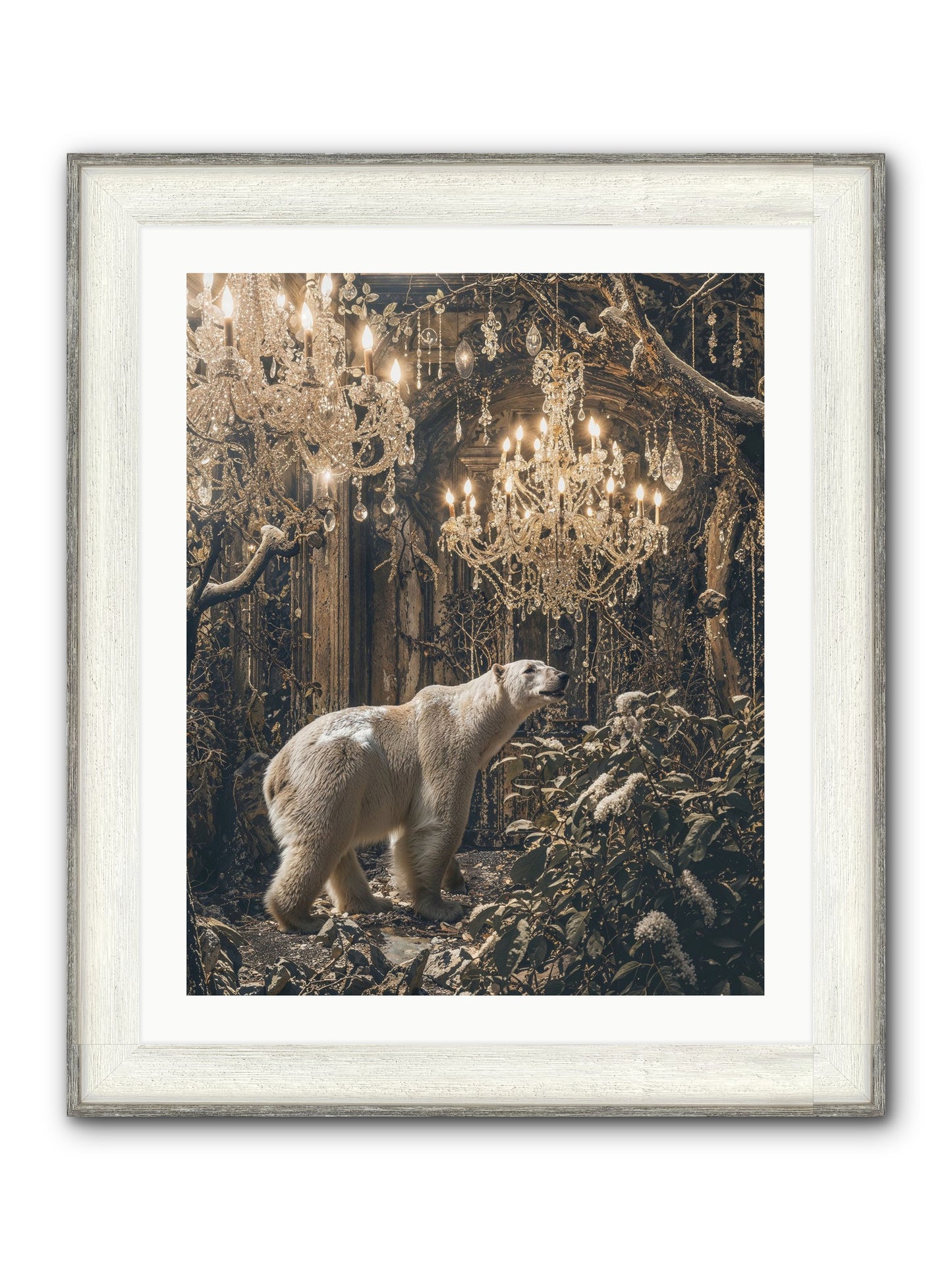 It's More Than Enough Framed Print - Driftwood White 24x30